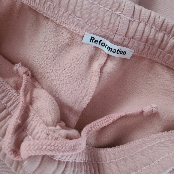 Reformation Pink/Salmon Sweatpants - Picture 4 of 4